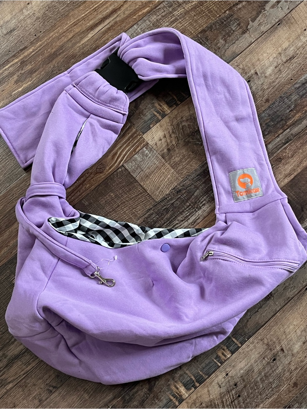Lavender Pet Sling Carrier - Hands-Free Dog Travel Sling